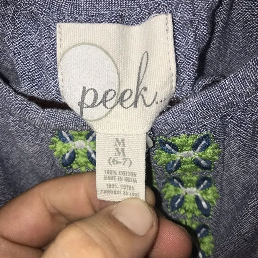 Peek kid chambray